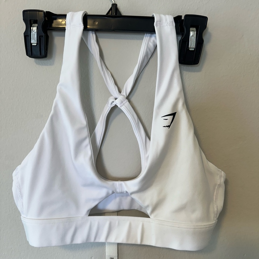 White Sports Bra